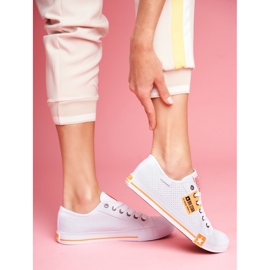 Damen Sneaker Big Star Openwork Weiß FF274035 1