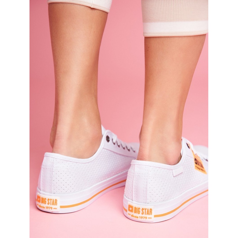 Damen Sneaker Big Star Openwork Weiß FF274035 2