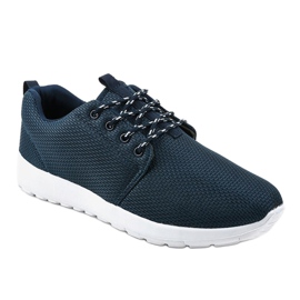 Herren marineblaue Sportschuhe MN15-7 1
