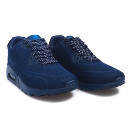 Herren marineblaue Sportschuhe 5586-2 1