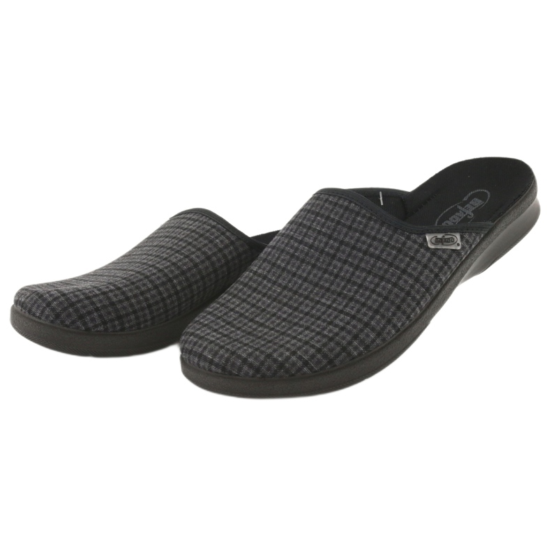 Befado Herrenschuhe PU 548M012 schwarz grau 4