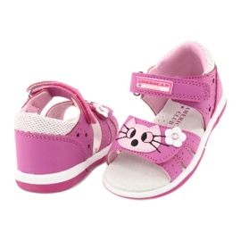 Sandalen Mädchen American Club DR22 / 20 Kätzchen rosa 3
