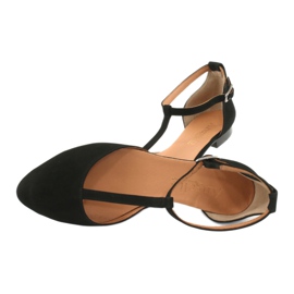 Schwarze Damensandalen mit Absatz und geschlossenen Zehen Angello 2236 5
