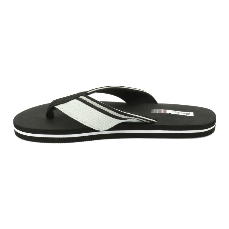 American Club Amerikanische Damen-Schaumstoff-Flip-Flops schwarz blau 1