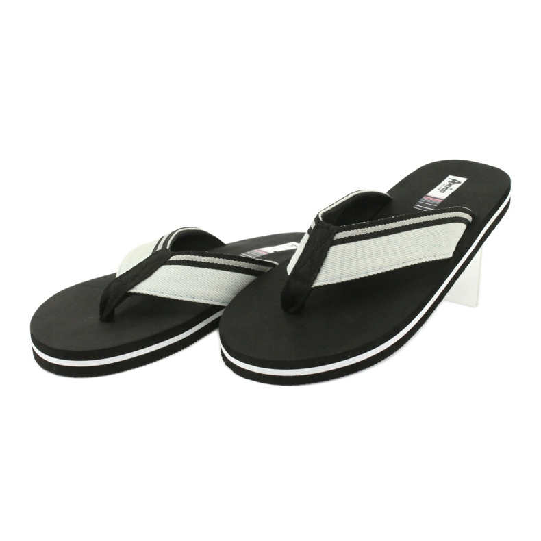 American Club Amerikanische Damen-Schaumstoff-Flip-Flops schwarz blau 2