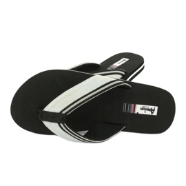 American Club Amerikanische Damen-Schaumstoff-Flip-Flops schwarz blau 3