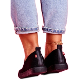 Schwarze Sneakers für Damen Slip-on Sneakers Big Star FF274A609 3