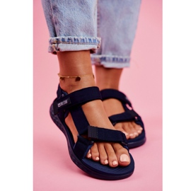 Damen Sandalen Big Star Marineblau FF274A601 2
