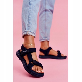Damen Sandalen Big Star Marineblau FF274A601 1