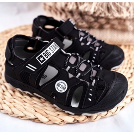 Kindersandalen Big Star mit Klettverschluss Schwarz FF374210 1