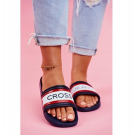 Damen Slipper Cross Jeans Marineblau FF2R4160C navy blau 2