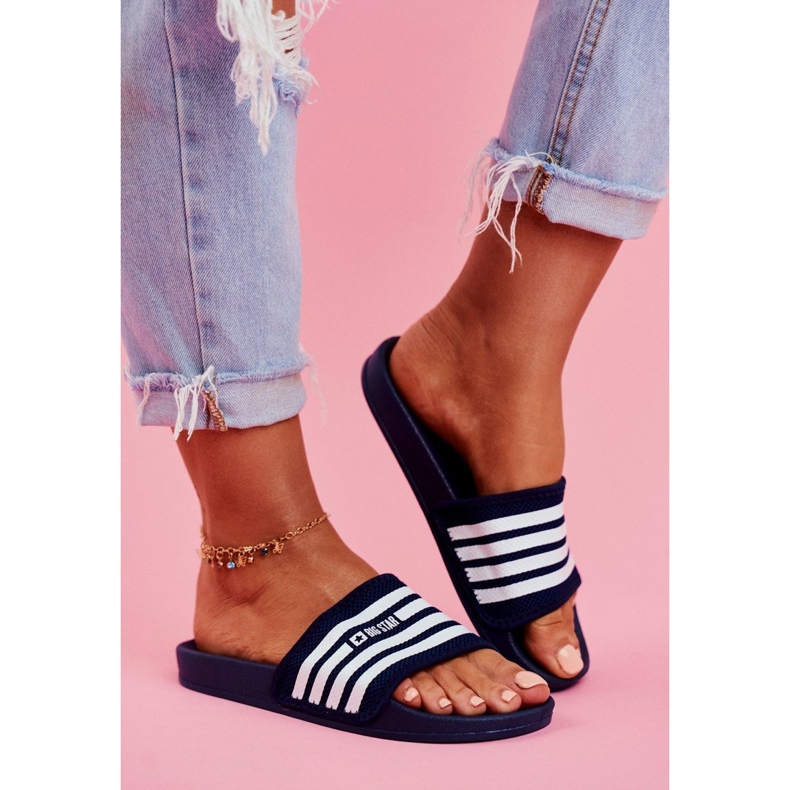 Damen Hausschuhe Big Star Marineblau FF274A356 1