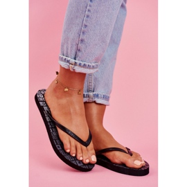 Damen Hausschuhe Flip-Flops Big Star Schwarz FF274A303 1