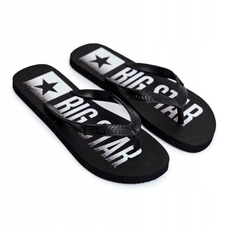 Herren Hausschuhe Flip-Flops Big Star Schwarz FF274A470 2