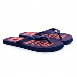 Herren Hausschuhe Flip-Flops Big Star Marineblau FF274A468 1