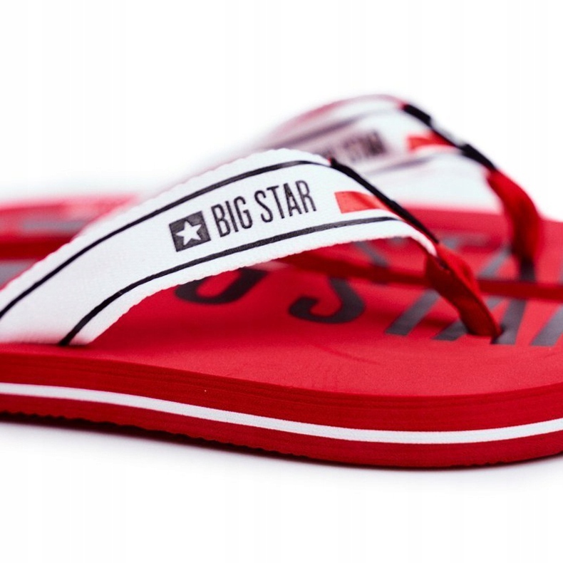 Herren Hausschuhe Flip-Flops Big Star Rot FF274A451 1