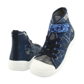 Befado Kinderschuhe 268Y071 marineblau blau mehrfarbig 4