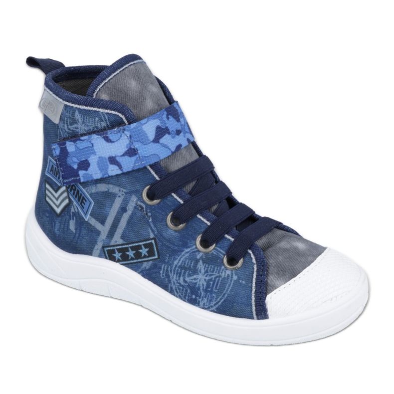 Befado Kinderschuhe 268Y071 navy blau blau mehrfarbig 1