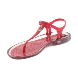 Flip-Flops Grendha Clear / rot farblos 1