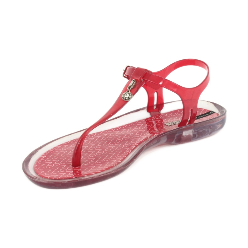Flip-Flops Grendha Clear / rot farblos 1