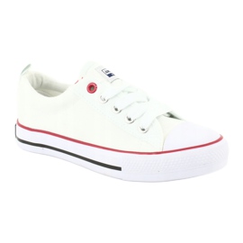 American Club American White Classic LH25 gebundene Turnschuhe weiß weiß 2