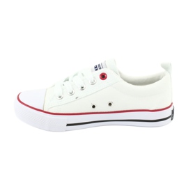 American Club American White Classic LH25 gebundene Turnschuhe weiß weiß 3