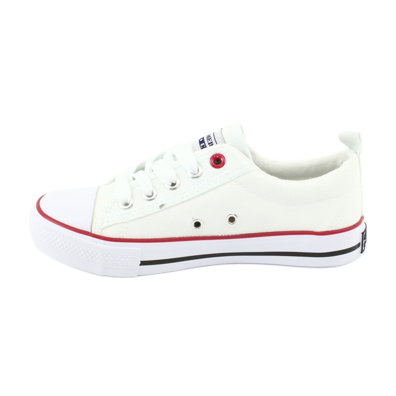 American Club American White Classic LH25 gebundene Turnschuhe weiß weiß 3