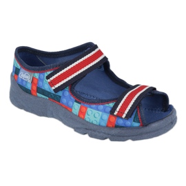 Befado Kinderschuhe 969X153 rot marineblau blau 1