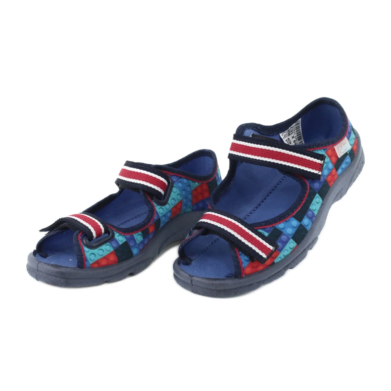 Befado Kinderschuhe 969X153 rot marineblau blau 3