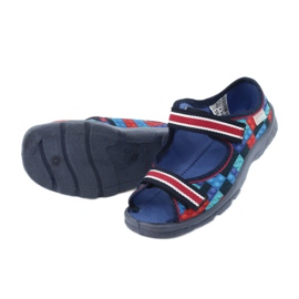 Befado Kinderschuhe 969X153 rot navy blau blau 4
