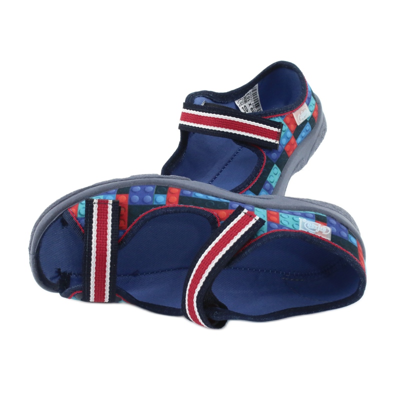 Befado Kinderschuhe 969X153 rot marineblau blau 5