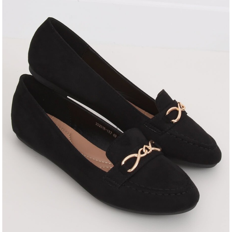 Schwarze Damen Slipper 2S2018-157 Schwarz 2