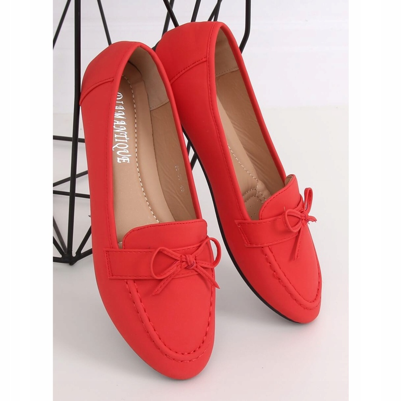 Rote Damen-Loafer 98-30 Rot 2