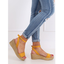 Keilsandalen Honig 019-18 Gelb 1