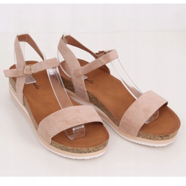 Beige Sandalen für Damen RD054 Beige 1