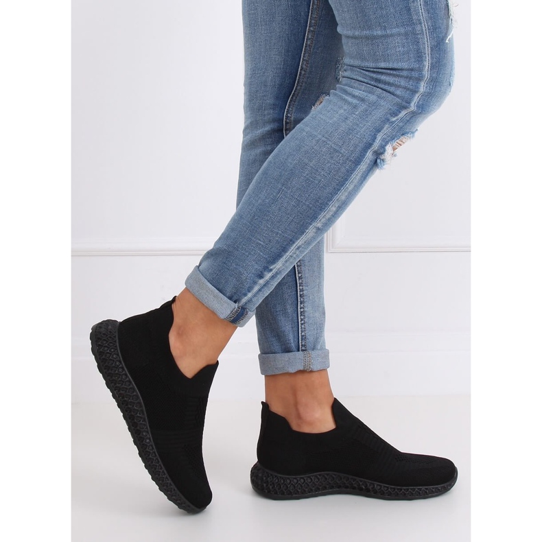 Schwarz 4388 Schwarze Sportschuhe 1
