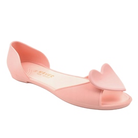 Rosa Melisse Gummiballerinas mit Herz KM121-22 1