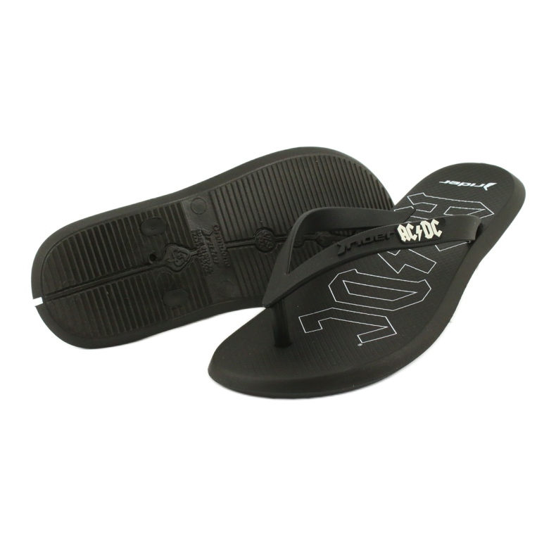 RIDER 82799 AC/DC Flip-Flops THONG AD Herren BRASILIEN weiß schwarz 3