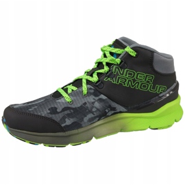 Under Armour Bgs Overdrive Mid K Jr 1266381-019 grau grün 1