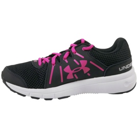 Under Armour W Dash Rn 2 W 1285488-003 Schuhe schwarz rosa 1