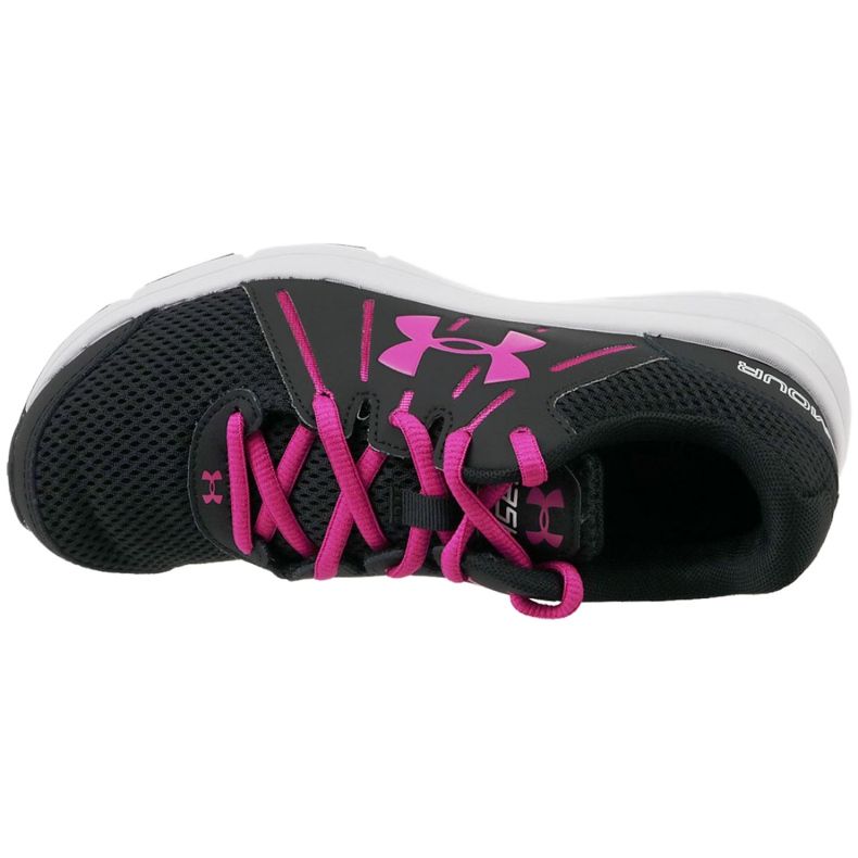 Under Armour W Dash Rn 2 W 1285488-003 Schuhe schwarz rosa 2