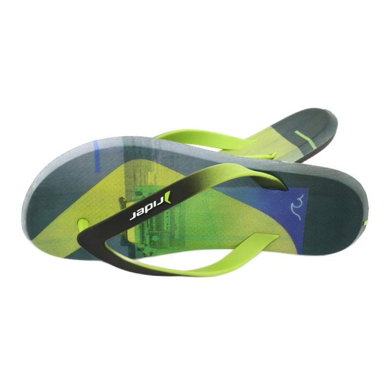 Herren Flip-Flops Rider Energy AD 10719 schwarz blau grau grün 5
