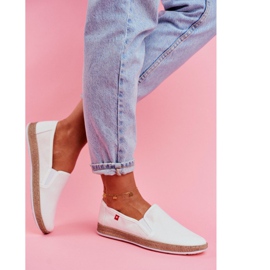 Damen Espadrilles Big Star Slip-on Weiß FF276038 2