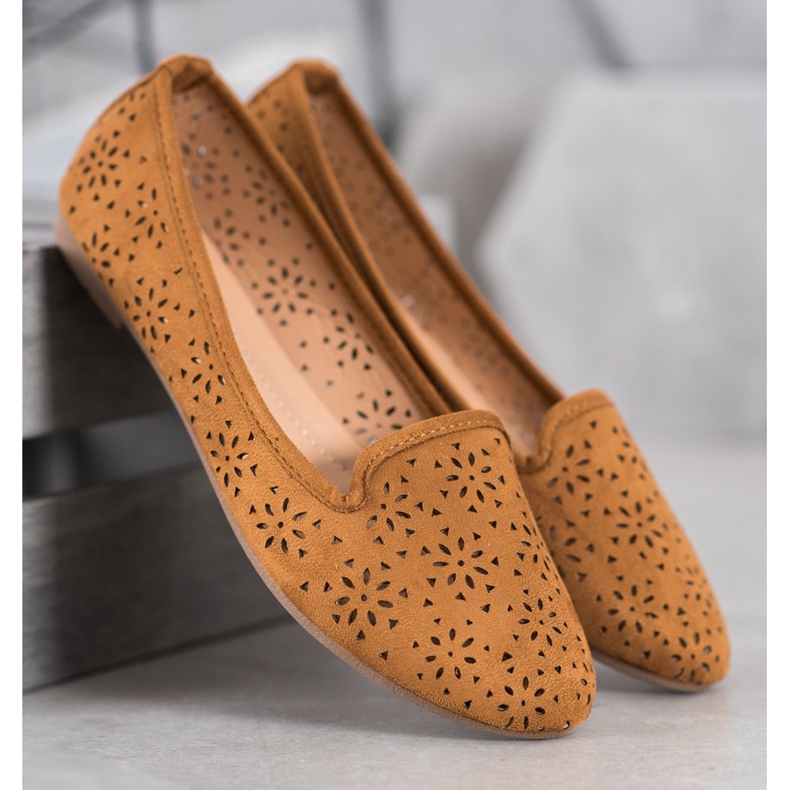 Clowse Camel Openwork Lords braun 1