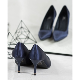 Cm Paris Klassische marineblaue High Heels 2