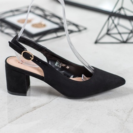 Seastar Pumps mit entdecktem Absatz schwarz 1