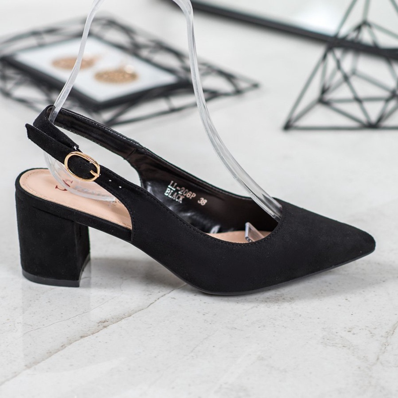 Seastar Pumps mit entdecktem Absatz schwarz 1