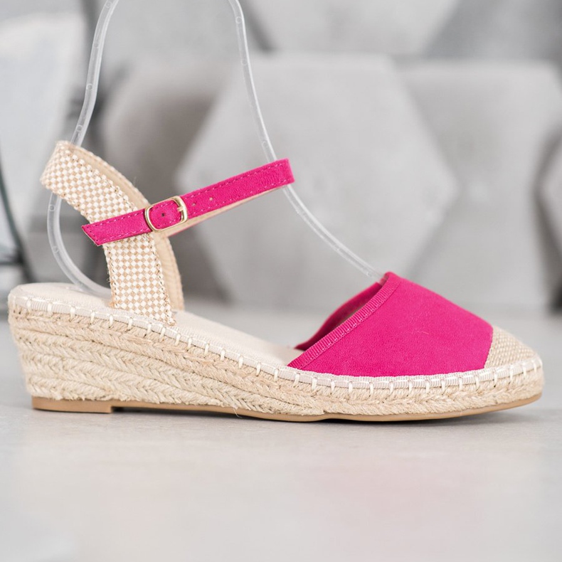 Best Shoes Espadrilles Rosa Sandalen 2