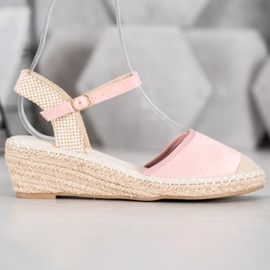 Best Shoes Hellrosa Espadrilles-Sandalen 2