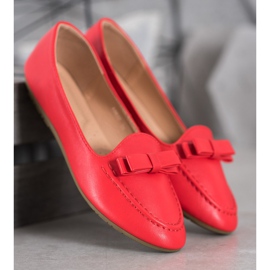 SHELOVET Rote Lords mit Öko-Leder 1